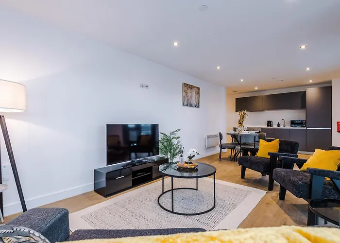 Apartment Flat 38, Axis - Centre, Roof Terrace, Free Parking