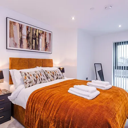 Flat 38, Axis - Centre, Roof Terrace, Free Parking Lägenhet *